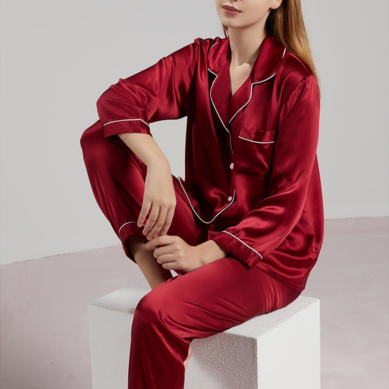 Casual soft pajama sets for Valentine's gifts: cozy loungewear for women.