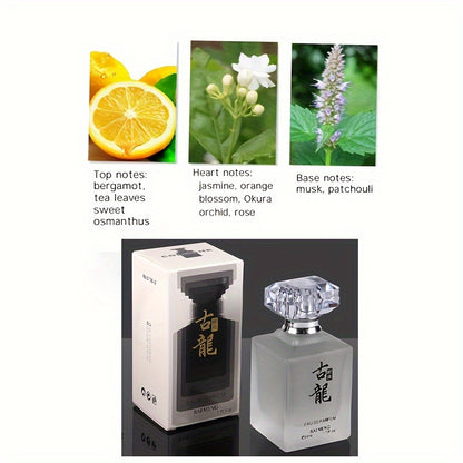 Men's Eau De Parfum - Oriental floral scent, perfect for dates & casual wear, ideal Father's Day gift, 1.7oz.