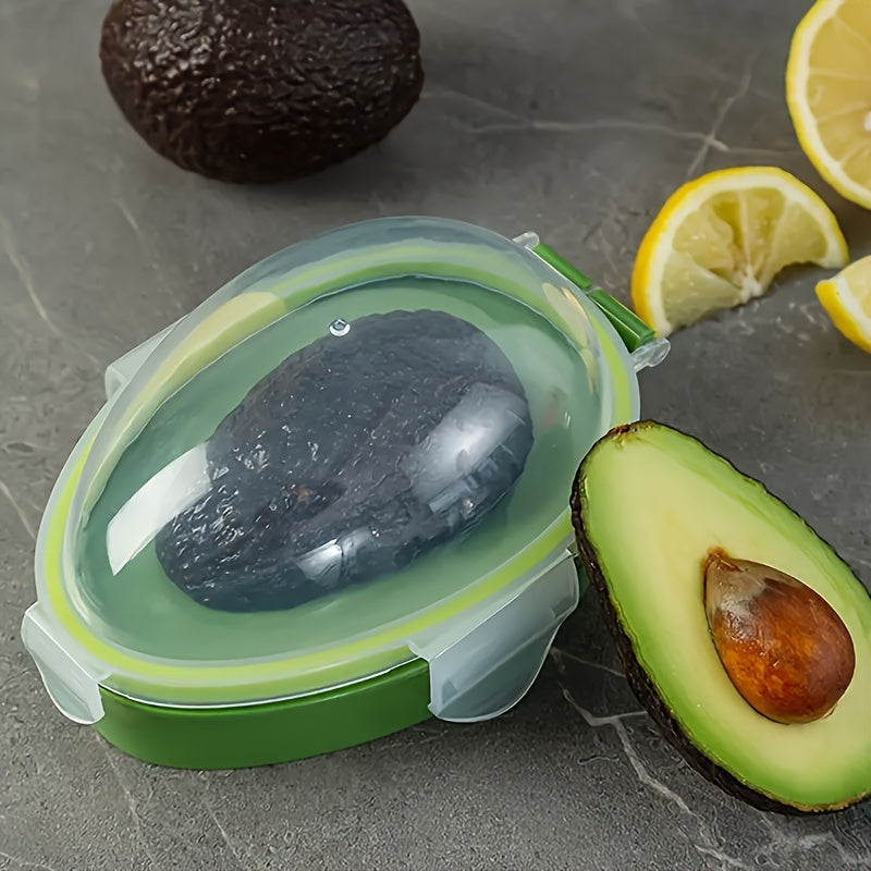 Avocado Saver Container - Keep your avocados fresh with this multipurpose green storage canister. This reusable, leakproof avocado keeper comes with a flip-top lid and is perfect for storing your avocados in the fridge. Easy to clean by hand, this