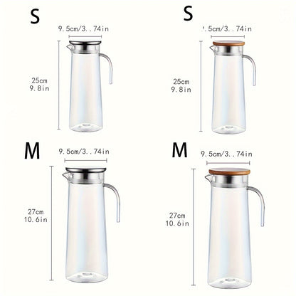 - Spacious, heat-resistant juice jug with handle
- Suitable for iced tea and beverages 
- Great for home and office.