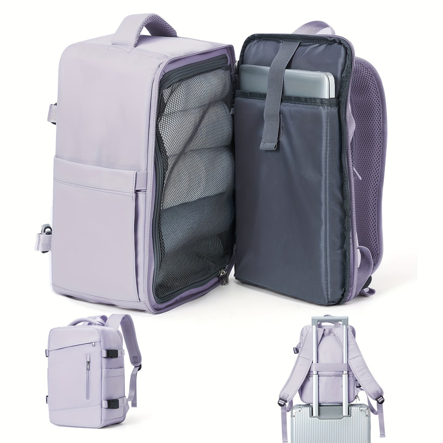 Large capacity backpack suitable for various purposes such as hiking, camping, casual use, travel, and carrying laptops, available for both men and women.