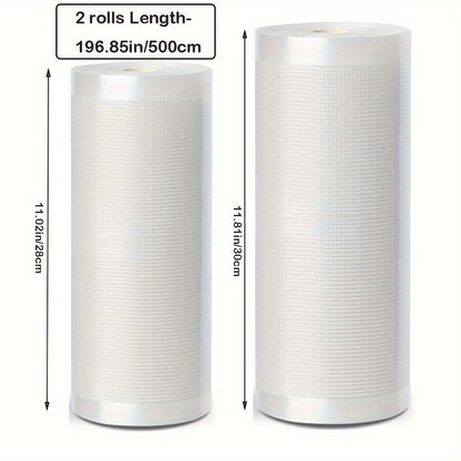 Durable 1pc Vacuum Sealer Rolls and Bags for Food Grade Fresh-Keeping, Thicken Wrapping Bags for Vacuum Sealers - Ideal Kitchen Supplies for Food Saving