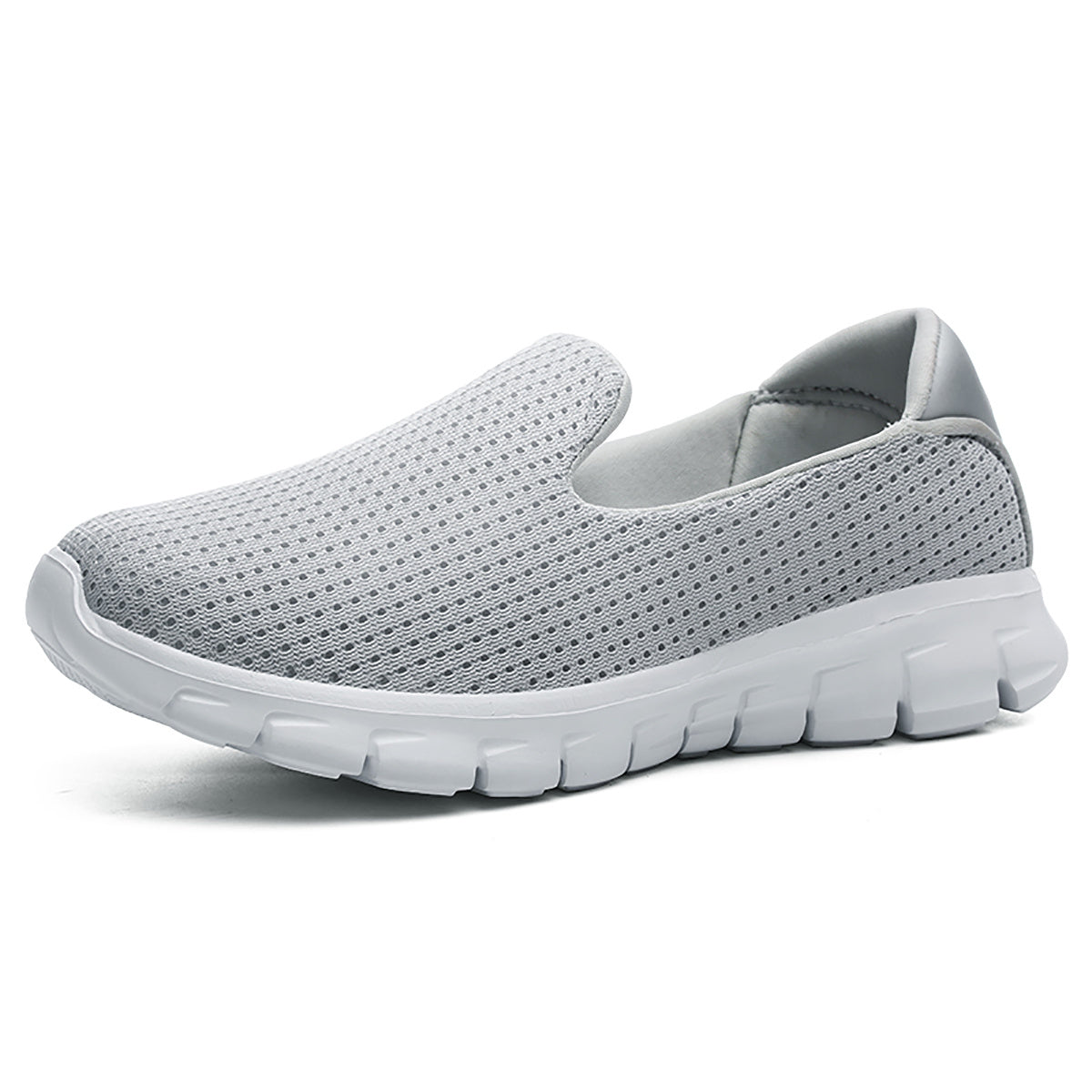 Lightweight, breathable slip-on sneakers for stylish and comfortable walks or runs.