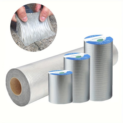 1 Roll of Super Adhesive Waterproof Butyl Tape for Roof, Pipe, and Wall Patching, Heat Resistant, Leakproof Seal.