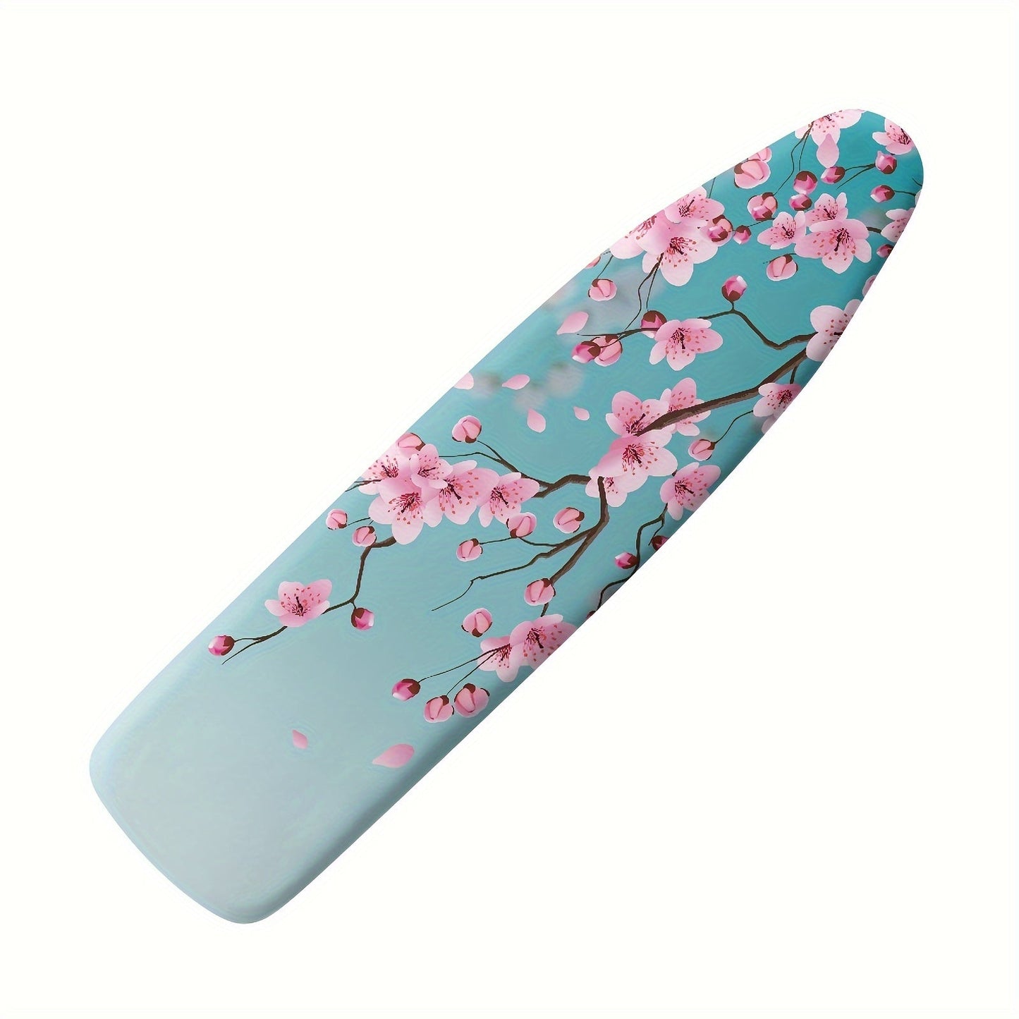 Rshubino Ironing Board Cover featuring a Beautiful Cherry Blossom Design - Non-Heat Resistant, Dustproof, Home Decor Replacement Cover, Simple Installation, 1 Piece