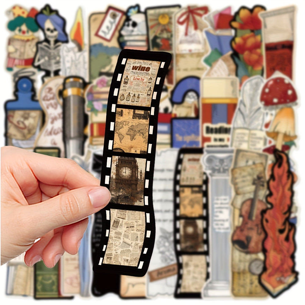 30 vintage reading-themed bookmarks by GUTBD - perfect gift for book lovers.