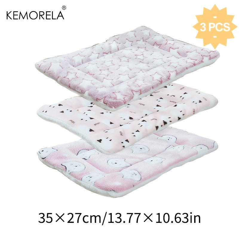 KEMORELA 3-piece bedding set for small animals, suitable for all seasons.