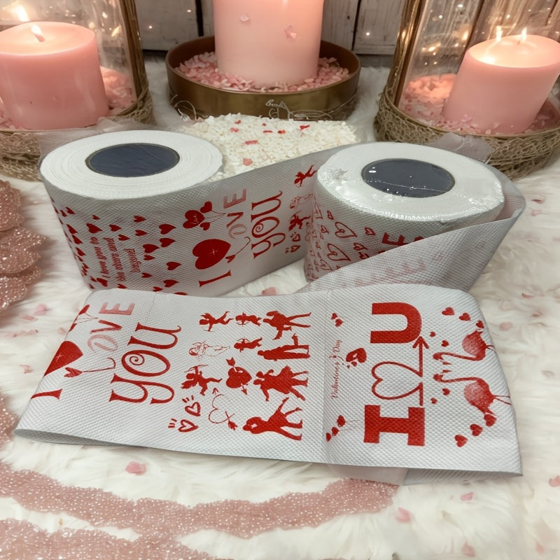 Celebrate Valentine's Day with our Flamingo LOVE-themed gift paper towels! Featuring red hearts and various other patterns, these Valentine's Day decorations are perfect for weddings or as novelty gifts. Made of wood pulp paper, each 100g roll is