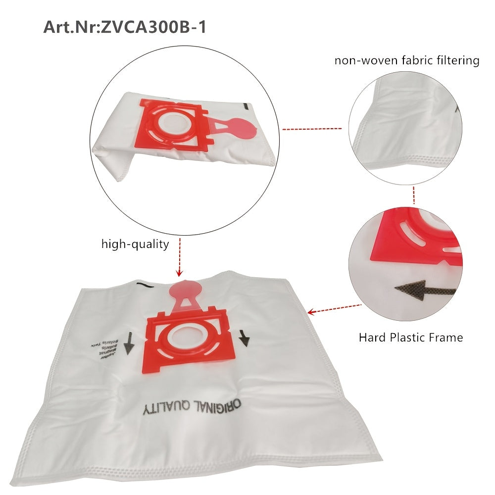 Compatible High-Efficiency Dust Filter Bag for ZELMER Models 3000, 4000, 5000 - Long-lasting and Premium Replacement Component