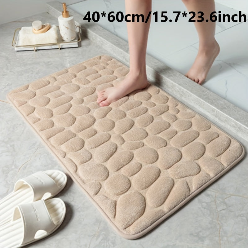 Absorbent Non-slip Bathroom Floor Mat for wiping feet