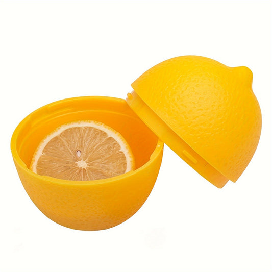 PVC Lemon Storage Container - Preserve Fruit Freshness, Perfect for Weddings and Birthday Parties, Keep Citrus Fresh in the Fridge, No Electricity Required, Great for Christmas and Halloween Celebrations