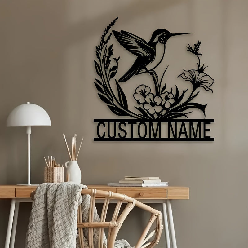 Personalized Metal Bird Flower Wall Art - Farmhouse Decor for Porch or Courtyard

Add a touch of charm to your home with this stunning metal wall art featuring a personalized bird and flower design. This customizable piece is perfect for adding a unique