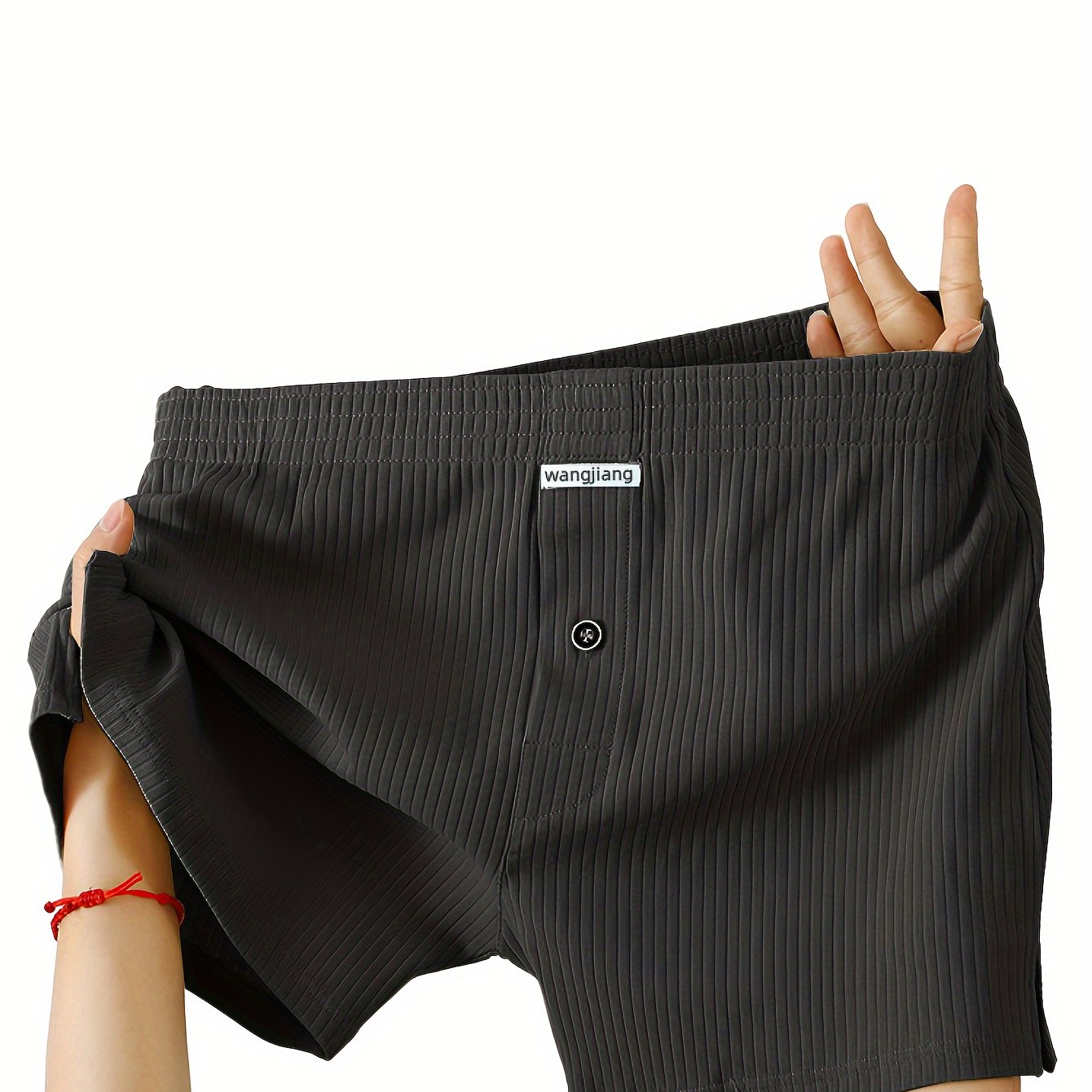 Cotton Button Fly Boxer Shorts for Men - Comfortable and Breathable, Ideal for Home or Sleepwear