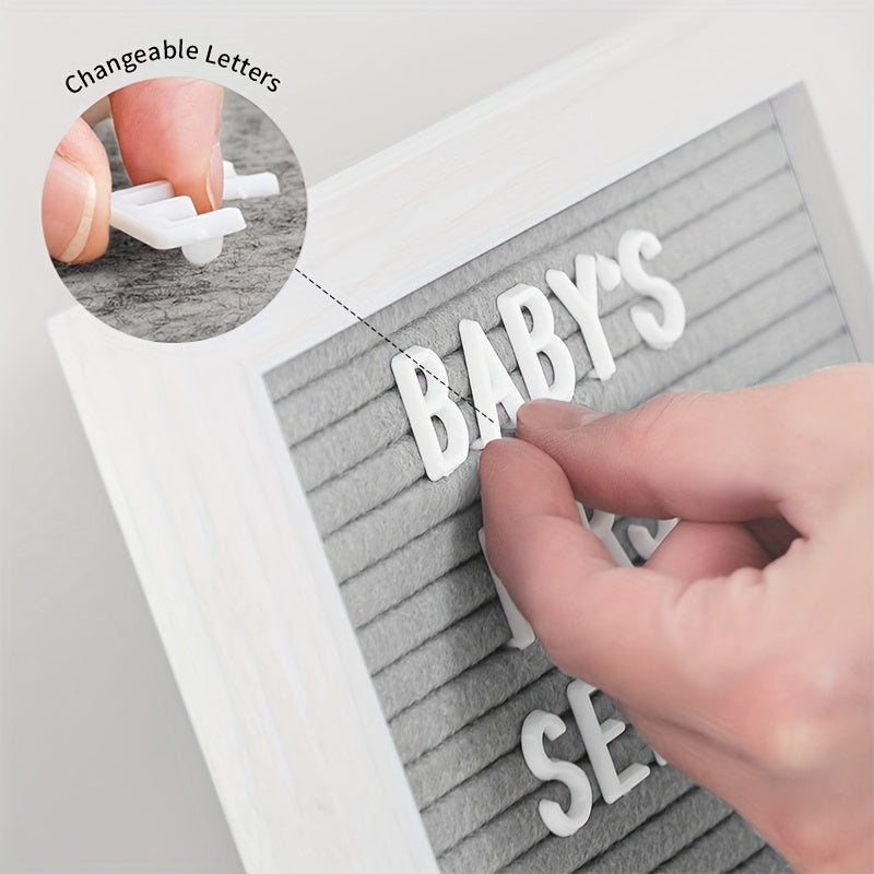 Personalize your decor with the UNICHERRY Letter Board Photo Frame. This customizable wood frame is perfect for displaying a single picture and adding your own message. Ideal for preserving ultrasound keepsakes, this frame makes a thoughtful pregnancy