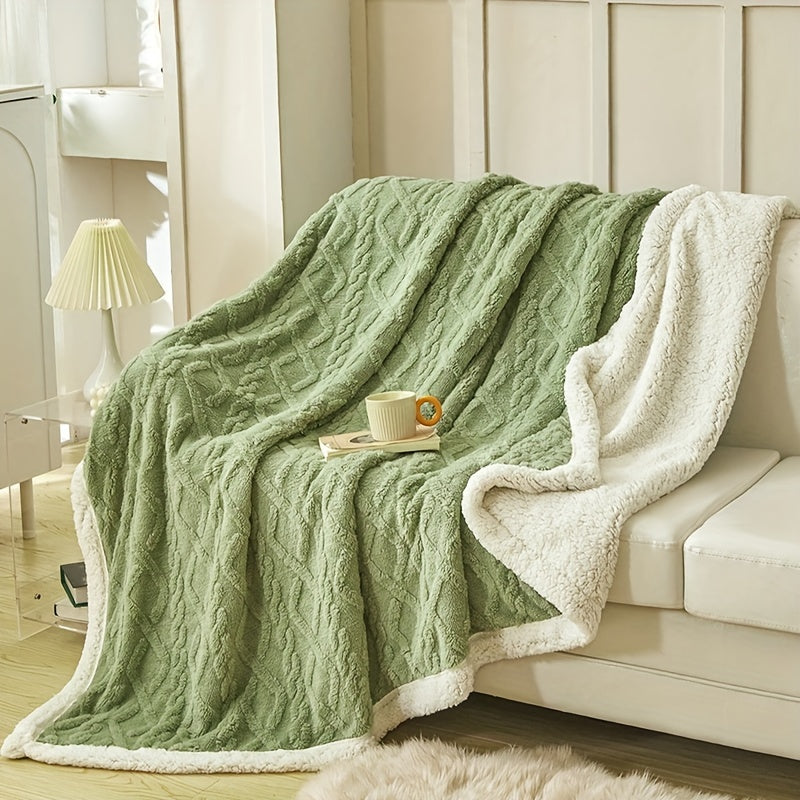 Soft and cozy Taffeta Solid Color Blanket perfect for cuddling up on the couch, in the office, or while camping and traveling. This versatile throw blanket is a great gift for all seasons.