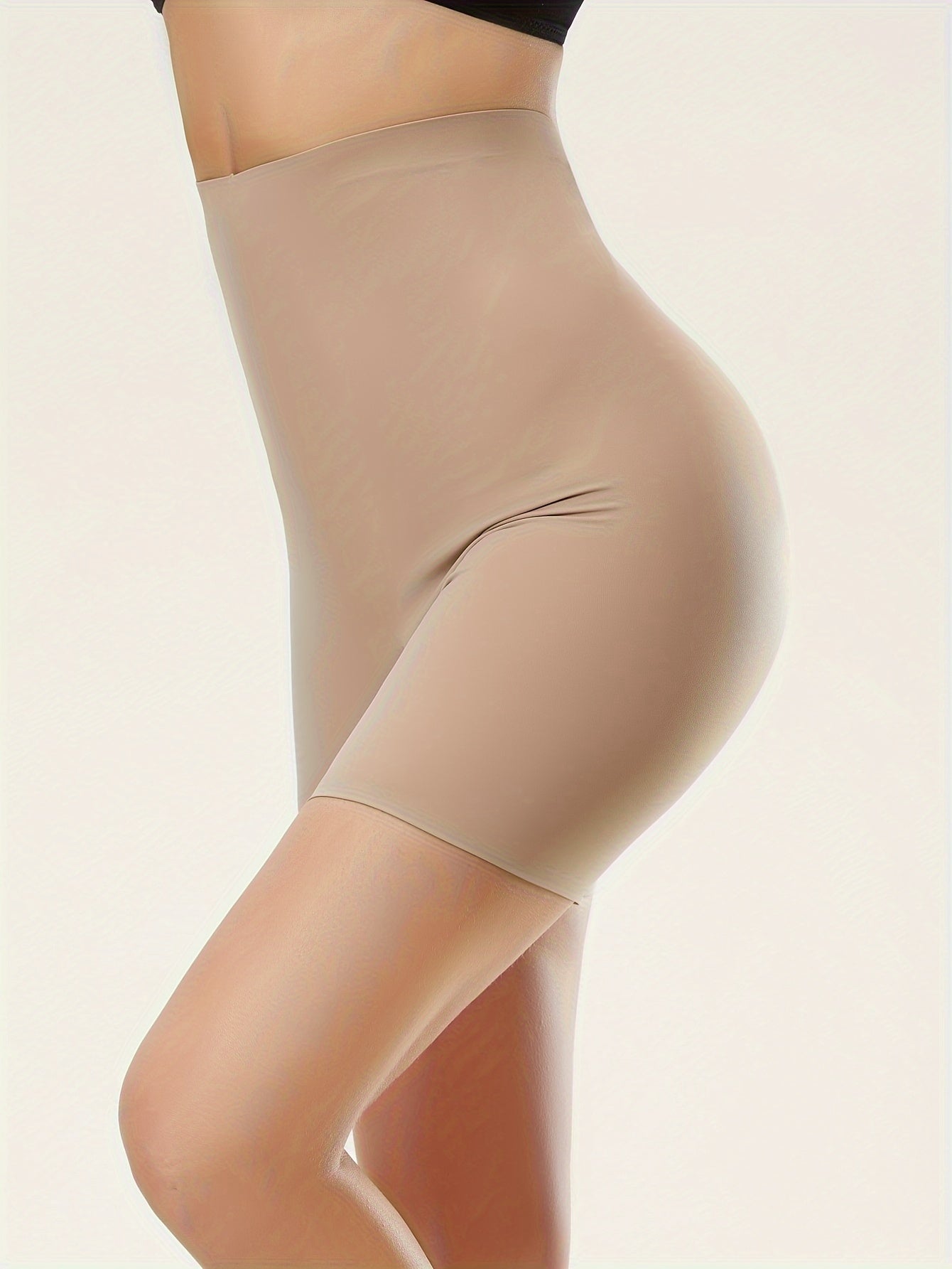 High waist boxer shorts with tummy control and butt lifting features for a simple yet effective body shaping solution.