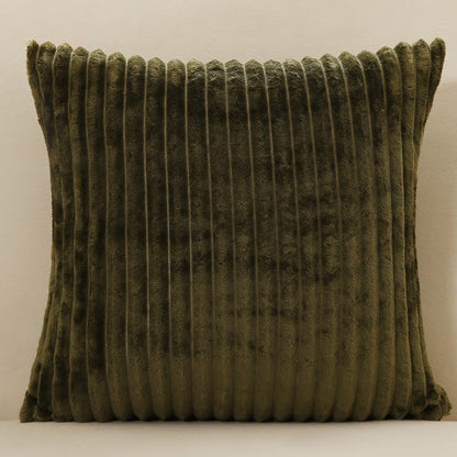 New Year/Christmas Decorative Corduroy Pillow Cover, 17x17 Inch, Perfect for Party/Home Decor