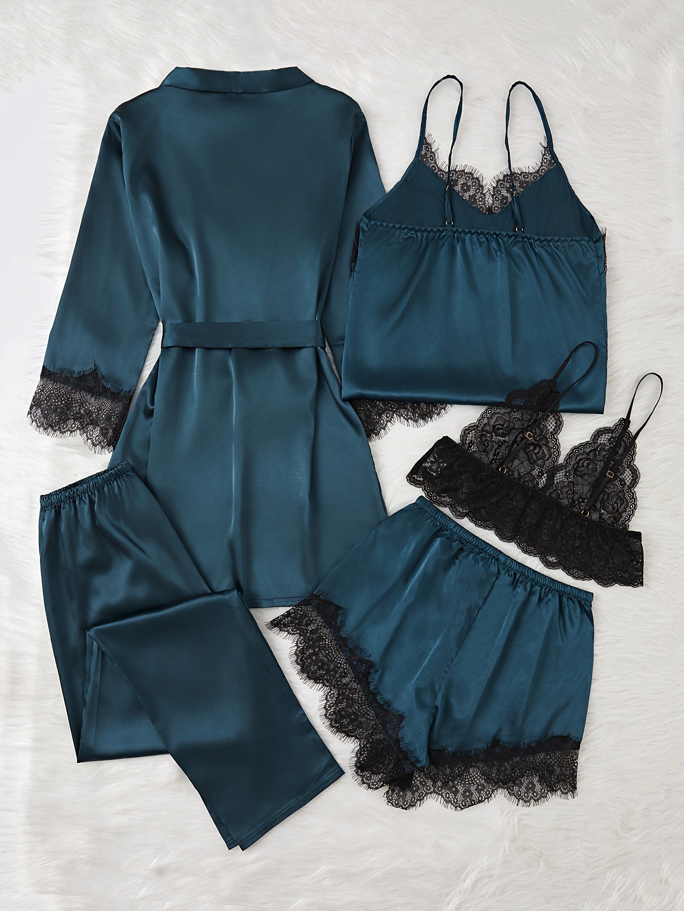 Sensation Color Contrast Lace Set