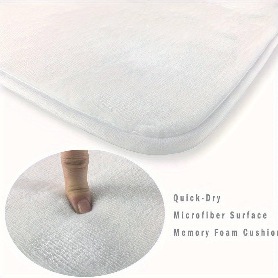 One piece of European-style luxury and elegant bedroom carpet, designed with water absorbency and cleanability in mind. This non-slip floor mat is perfect for use in entrances, living rooms, kitchens, and bathrooms. It weighs 480g and has a thickness of