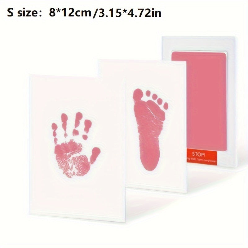 Top Pick for Customers: Inkless Pad for Youngsters' Handprints and Footprints - perfect for Christmas, Halloween, Thanksgiving, or as a special gift. Create lasting memories with this safe and easy-to-use kit. Great for souvenirs or gifts for youngsters.