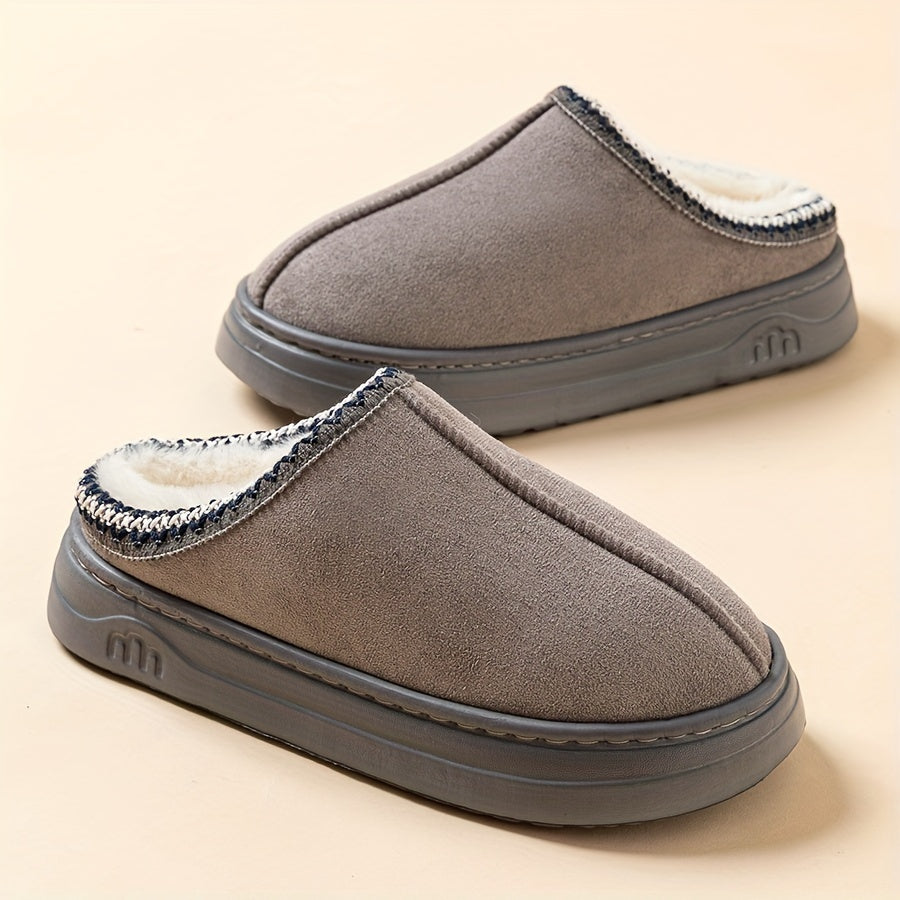 Stay warm and cozy with our unisex winter slippers. Corduroy material, non-slip sole, breathable comfort, universal fit, and fabric liner ensure maximum warmth and comfort. Perfect for