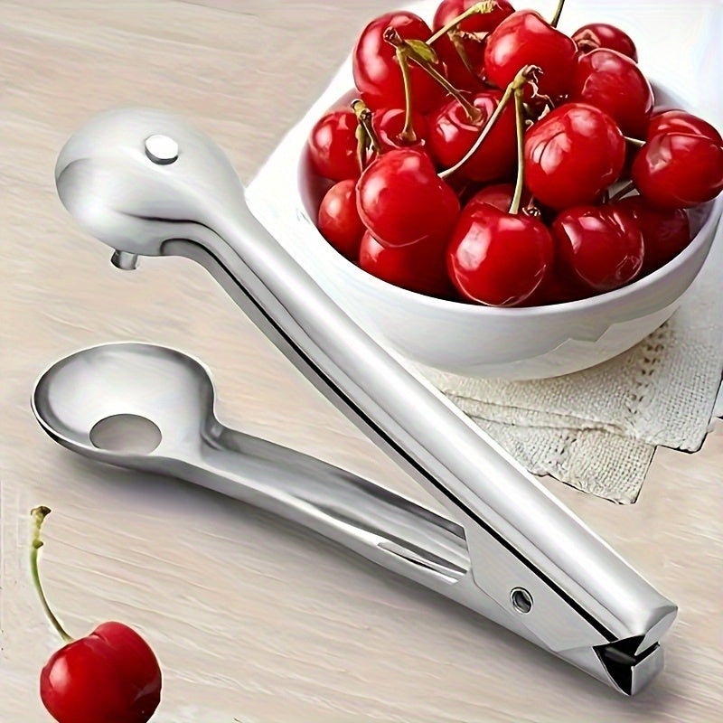 1pc Cherry corer, reusable hand-pressed corer, multifunctional tool for RV outdoor camping.