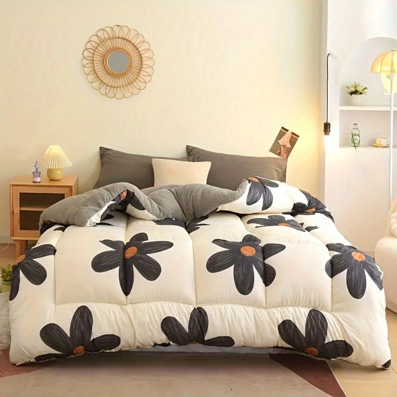 Soft and cozy printed bedding for a fashionable home bedroom decor - 1 piece charming style comforter.