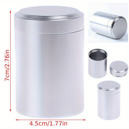 Compact and innovative, this tea packaging box is a portable canister crafted from titanium-aluminum alloy for durable and secure storage of tea leaves.