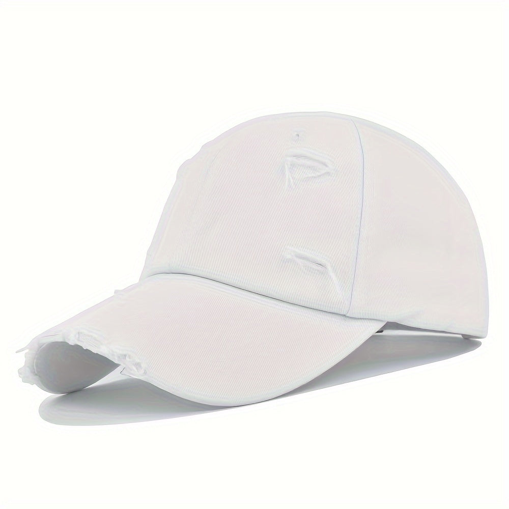 Stylish baseball cap with breathability and sun protection, suitable for both women and men