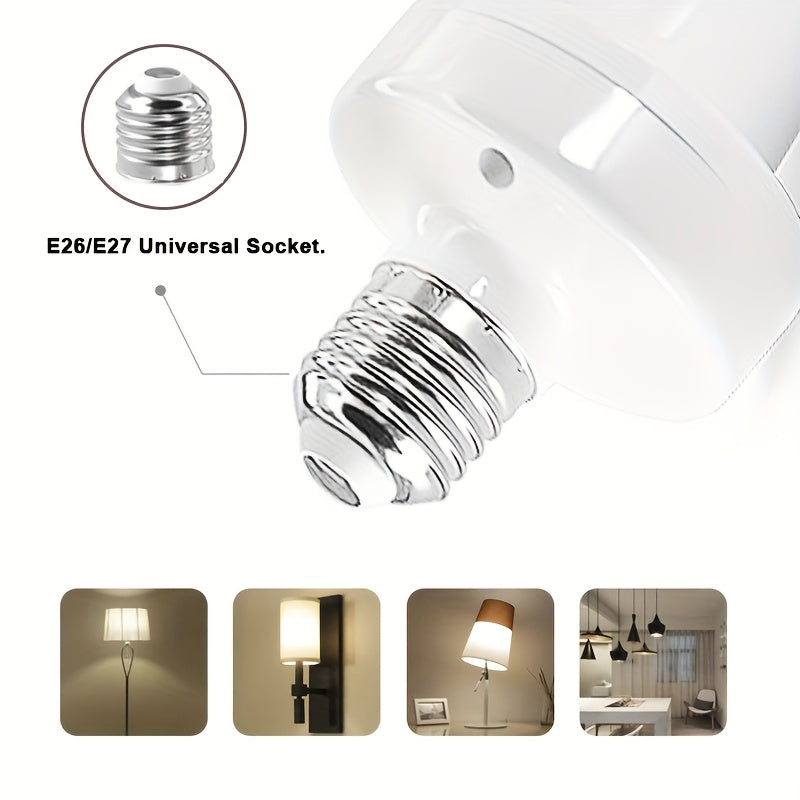 QIACHIP Wireless Lamp Socket with Timer - E26/E27, RF 433MHz, No Wiring, LED & Incandescent, AC85V-250V