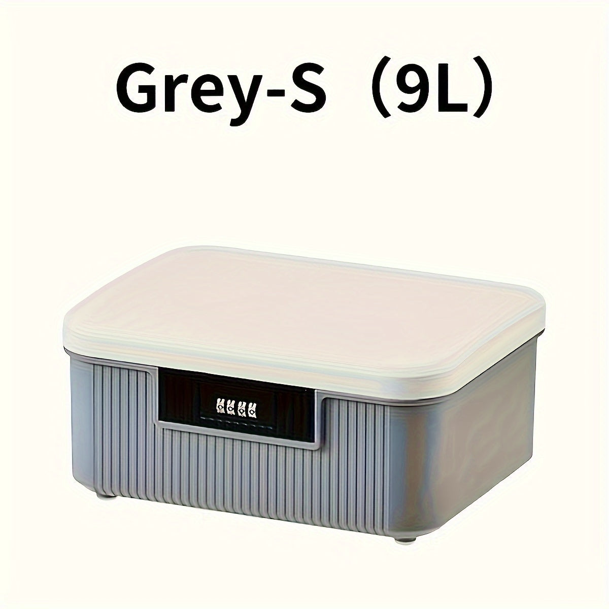 Lockable storage box for valuables, documents, and passwords - perfect for home, office, or dorm.