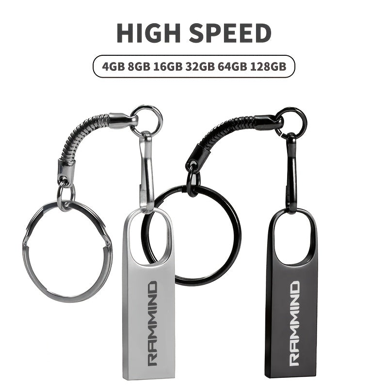 USB 2.0 High-speed Flash Drives available in various capacities for multiple devices - Safely store your documents!