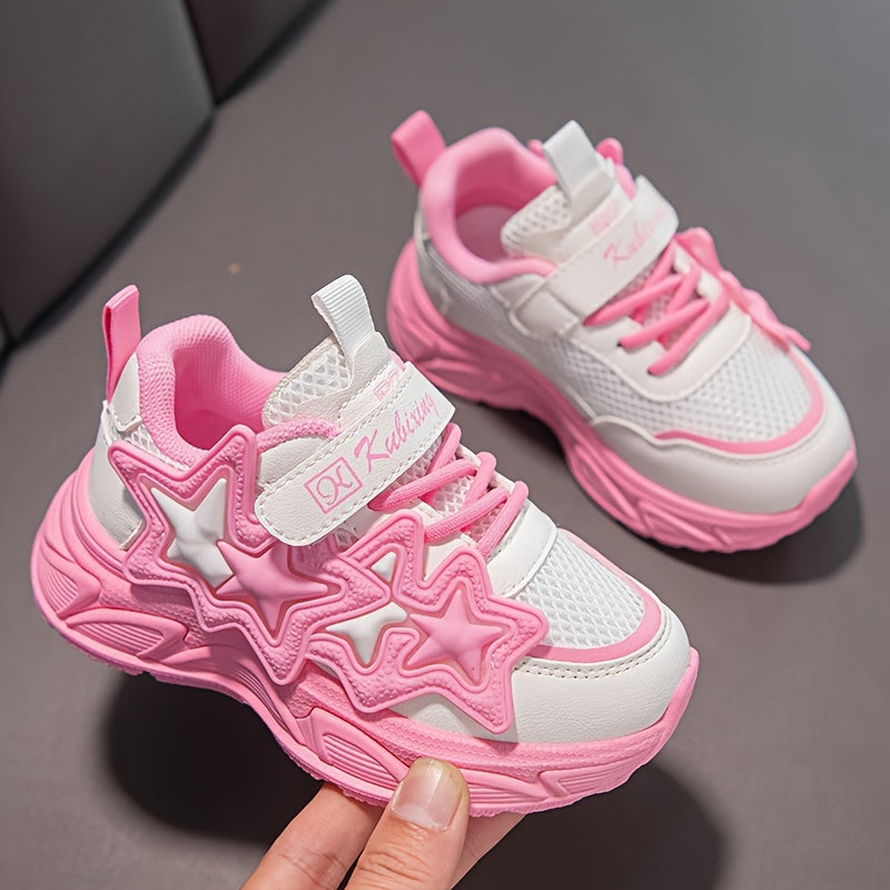 Cute, lightweight mesh sneakers for girls, perfect for all seasons.