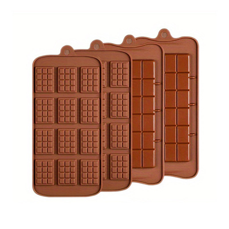 Silicone Chocolate Mould with 12 Grids for Pastry, Candy, and Cookies - Essential Baking Accessory for the Kitchen