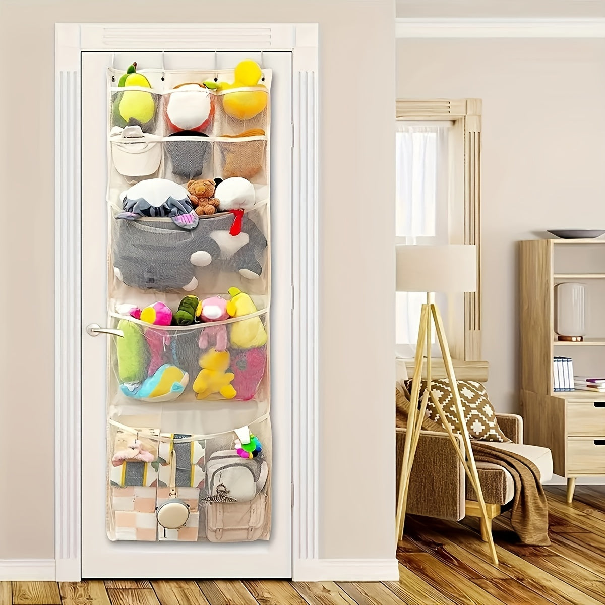 Multi-functional Doll & Stuffed Animal Organizer - Ideal for Bedroom and Closet Storage - Great Gift for Holidays