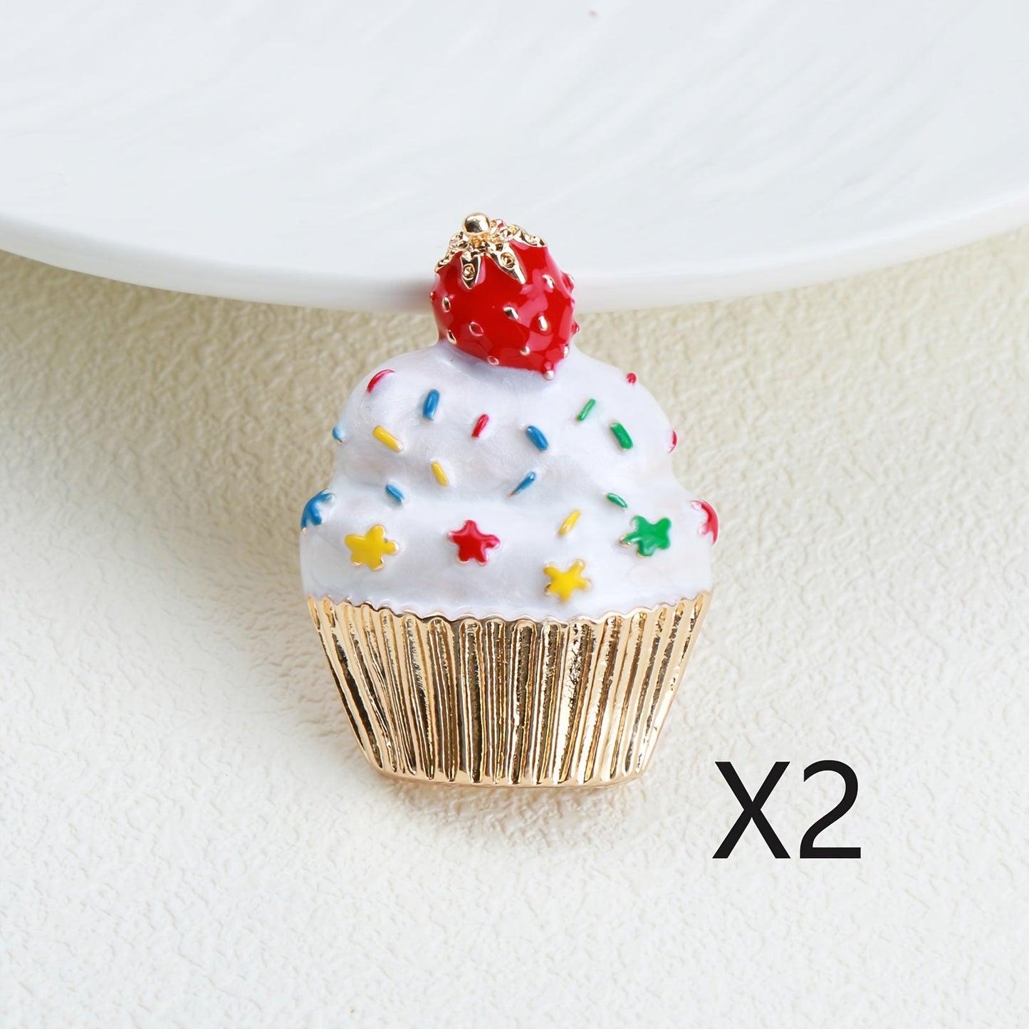 Add some festive flair to your holiday outfits with this adorable Cute Christmas Cupcake Brooch Pin. Crafted from enamel, this accessory is the perfect way to spread holiday cheer wherever you go.