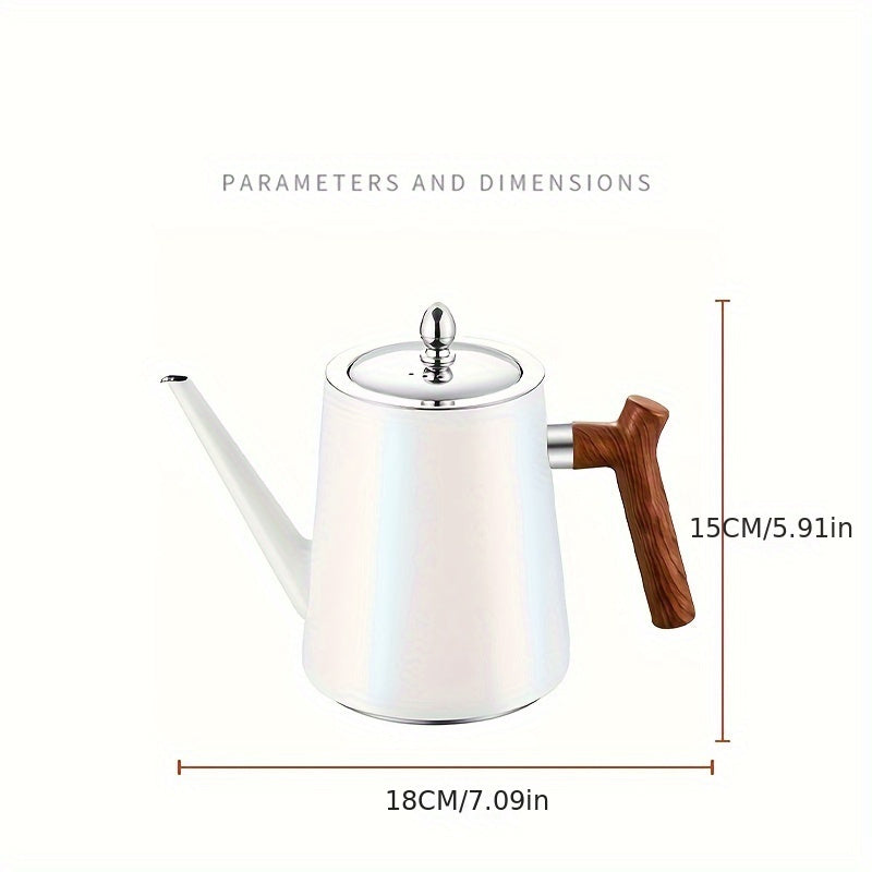 The HausRoland Stainless Steel Teapot is induction compatible, making it perfect for brewing blooming and loose leaf tea. It is ideal for use in the home, office, and restaurant. Shop the HausRoland teapot today!