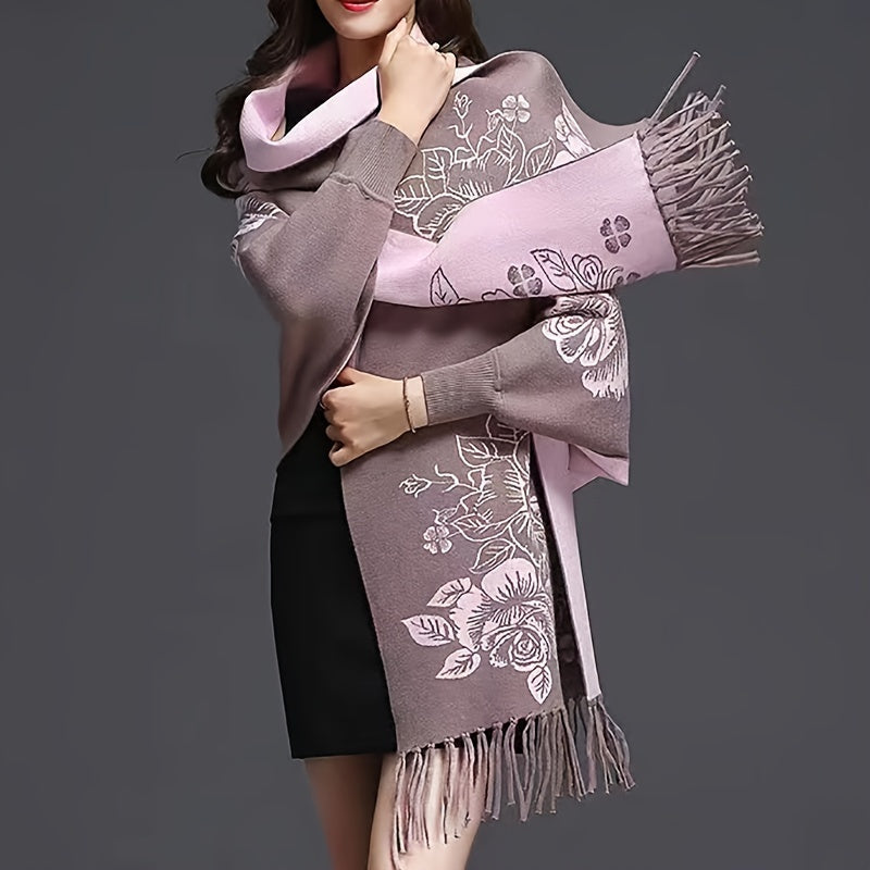 Goddess Shawl Coat for Autumn/Winter, warm and stylish, can be worn as a cheongsam with sleeves.