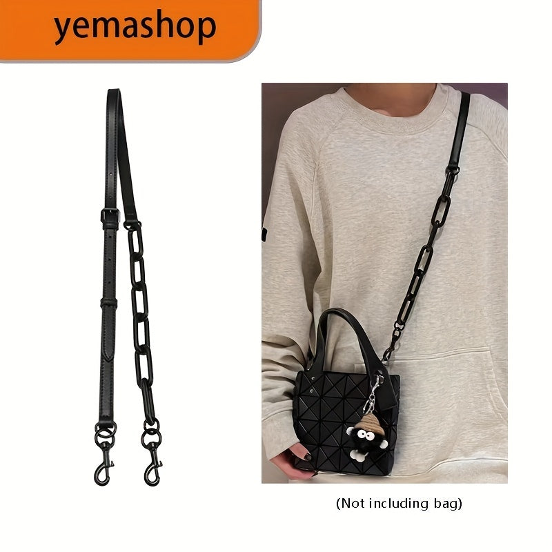 Stylish Handbag Strap in Microfiber & Resin - Adjustable Length 97.99-122.0cm, Ideal for Bag Customization and Crafting