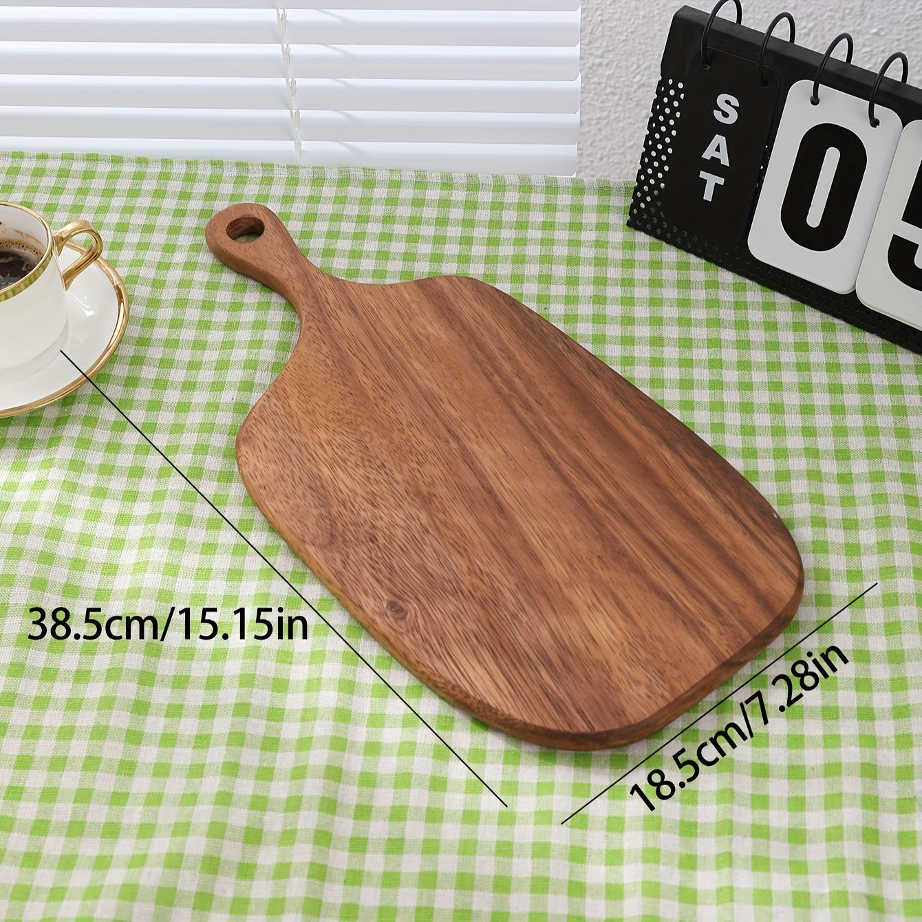 Set of Bread Board and Cheese Tray made from Acacia Wood suitable for Food Contact