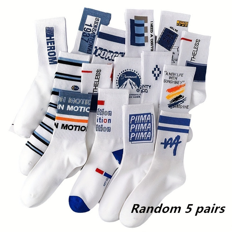 Send a random assortment of 5 or 10 pairs of trendy sports and mid-calf socks.