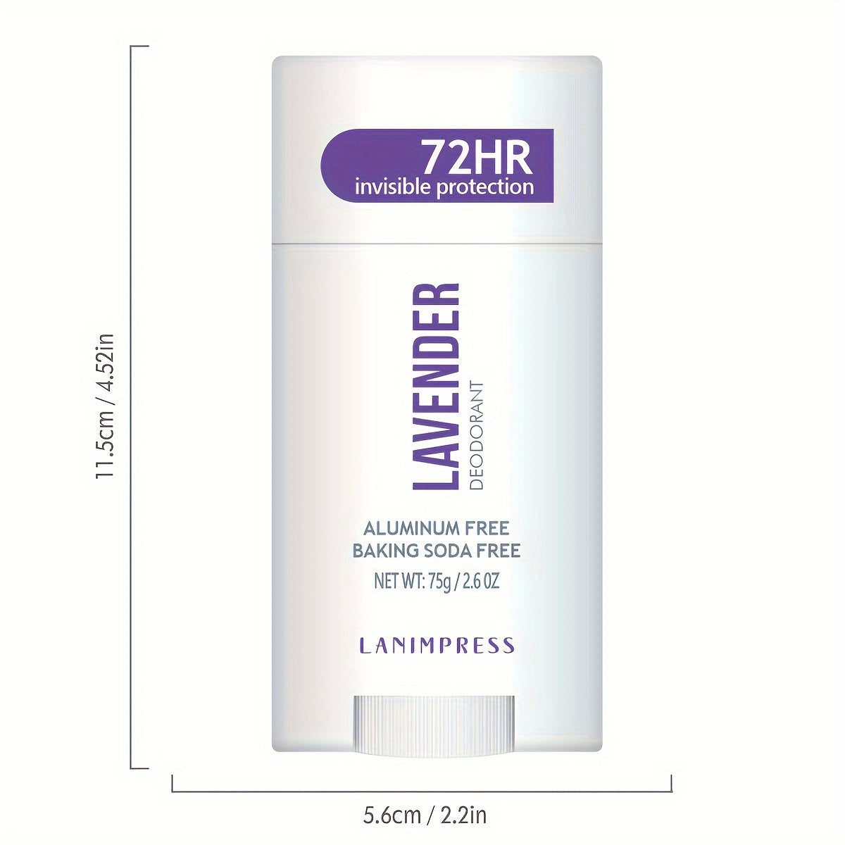 2.6oz Lavender Deodorizing Stick - Long-lasting protection with refreshing fragrance, soothes and moisturizes for active lifestyles.