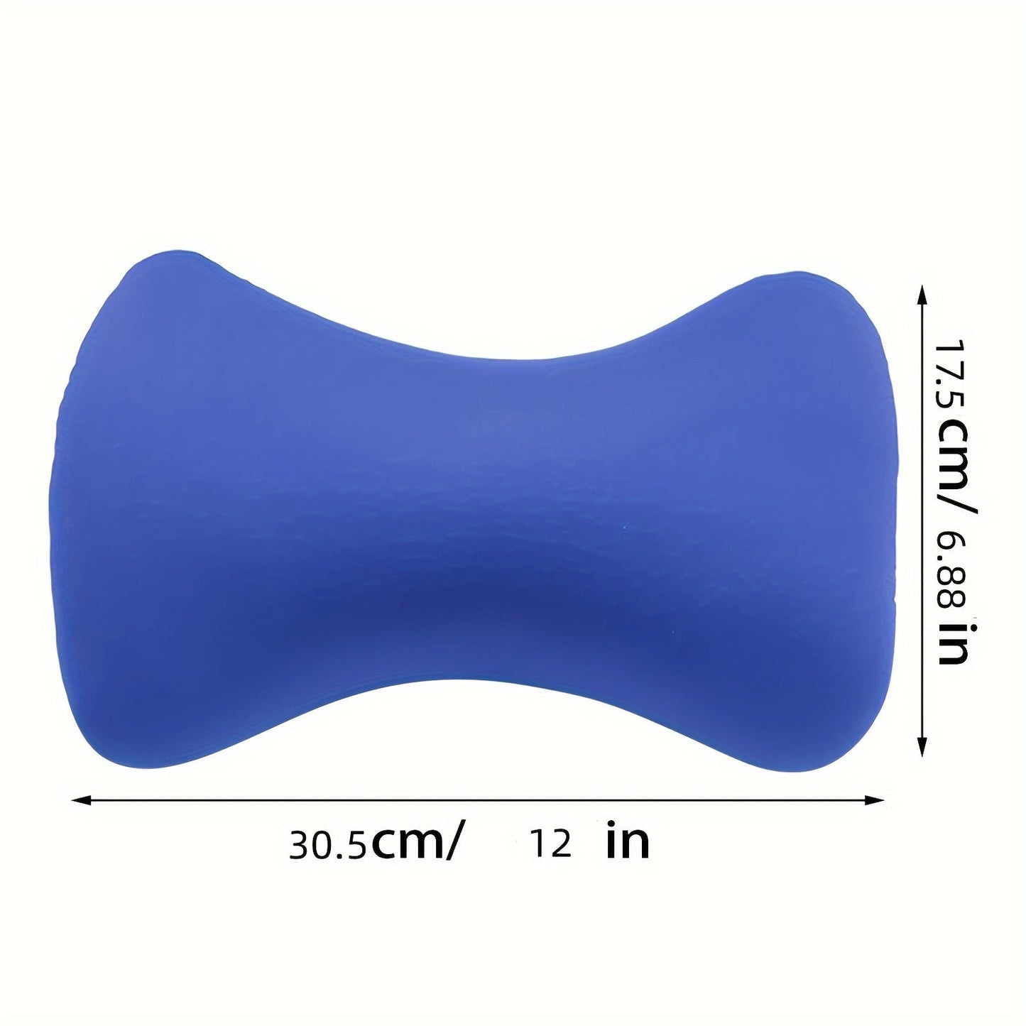 Mini Cushion Microbead Back Sofa Pillow in Bone Shape Roll for Cozy Throw Pillow. Perfect for Travel, Home, Office, Sleep, and Neck Support.