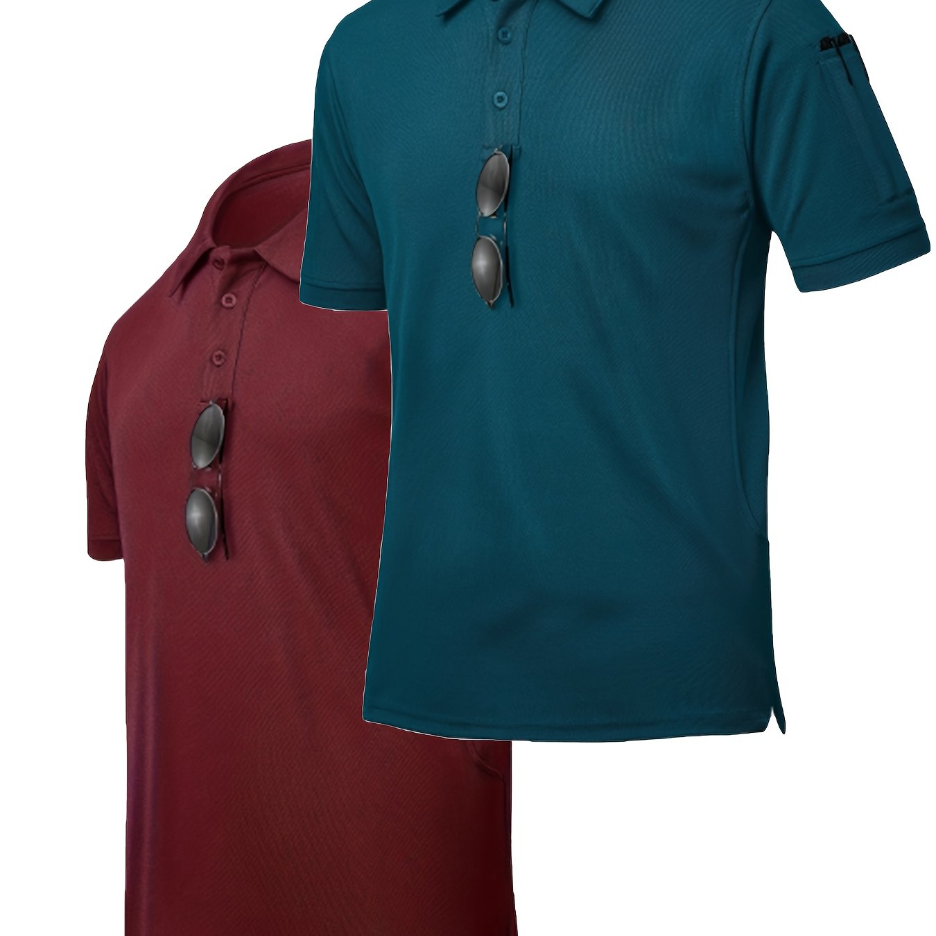 Men's Casual Shirts - Breathable, Stretch Fabric with Button Detail, Ideal for Summer Wear