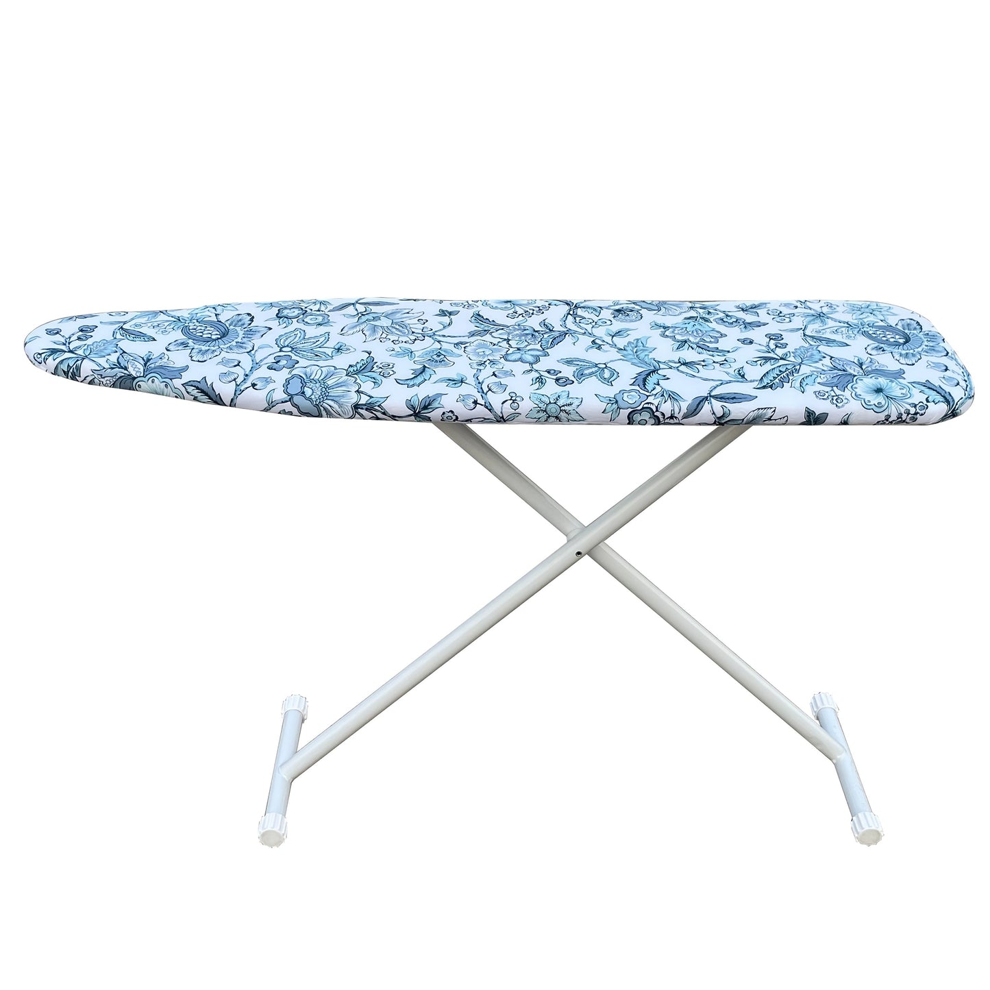 Ironing becomes a breeze with our Extra Thick Classic Ironing Board Cover. Made with durable plastic, this cover comes with a liner and elastic edges for a perfect fit. Say goodbye to power cords - the elastic back and buckle make it easy to secure in