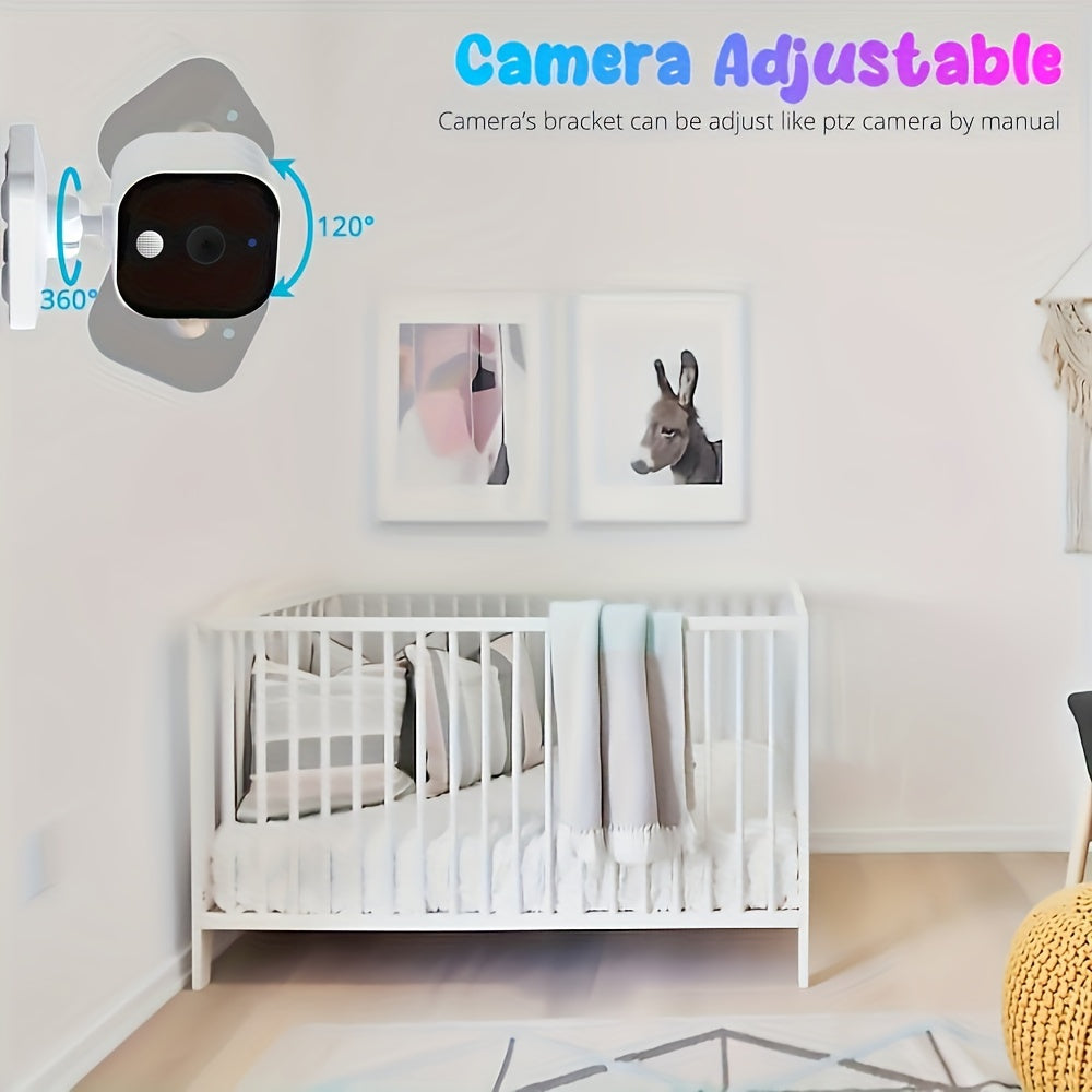 Keep your loved ones safe with our HD Safety Monitor featuring Voice Intercom and Temperature Display. This real-time device includes a powerful 1500mAh rechargeable battery and a cry alarm camera to ensure the safety of youngsters. It makes the perfect