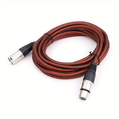 I-Zclive Premium XLR Audio Cable - Male to Female, Zinc Alloy, 3-Pin Balanced Microphone & Speaker Cord for Recording Gear, Preamplifiers, and Radio Stations