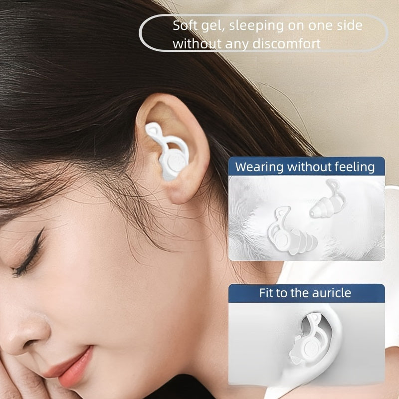 Ultra strong sound insulation and noise reduction earplugs, comfortable to wear in the ear canal. Suitable for reducing snoring in dormitories, noise during home sleep, and overall sound