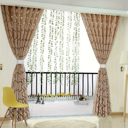 Fashionable curtain panel perfect for living rooms, bedrooms, kitchens, bathrooms, or as home and room decor.