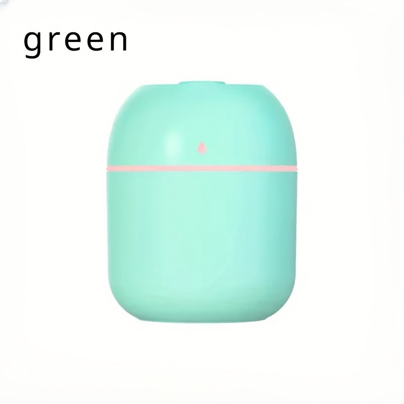 220ml USB portable humidifier - quiet, ideal for cars, dorms, and bedrooms, enhances mood and hydrates skin, perfect gift choice.